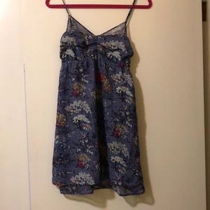 Purple Floral American Eagle Sundress